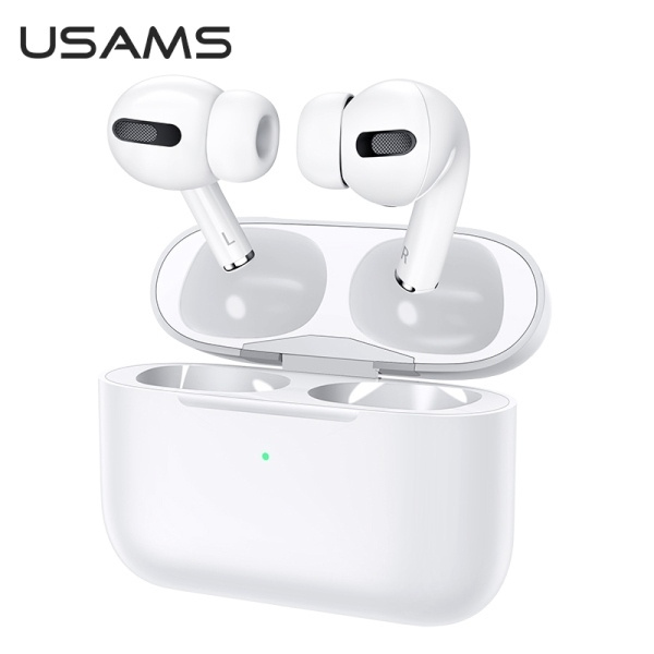 USAMS Słuchawki Bluetooth 5.0 TWS Emall Series bezprzewodowe biały/white BHUYM01 (US-YM001)