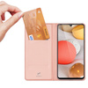 DUX DUCIS SKIN PRO BOOKCASE TYPE CASE FOR SAMSUNG GALAXY A42 5G PINK