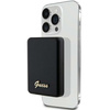 Guess Powerbank indukcyjny 5WGUPBM3ALGSGK 3000mAh czarny/black MagSafe Metal Script Logo
