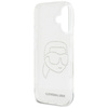 Etui Karl Lagerfeld IML Rhinestones Karl  Head do iPhone 16 przezroczysty