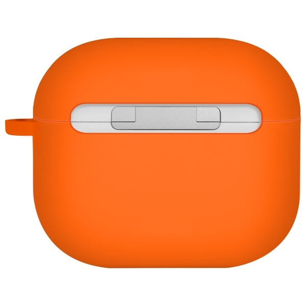 UNIQ etui Nexo AirPods 4 + Ear Hooks     Silicone pomarańczowy/volt orange