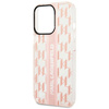 Etui Karl Lagerfeld Mono Vertical Stripe na iPhone 14 Pro 6,1" - różowe