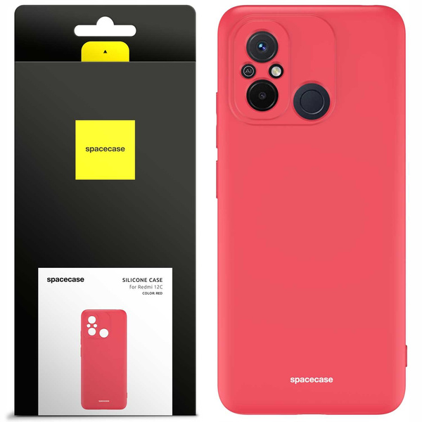 Spacecase Etui Silicone Case Redmi Redmi 12C red
