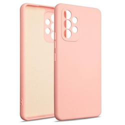 Beline Etui Silicone Samsung A53 rózowo-złty/rose gold