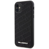 Etui Karl Lagerfeld Quilted K Pattern na iPhone 11 / Xr - czarne