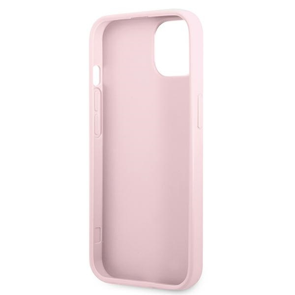 Guess GUHCP13SPSASBPU iPhone 13 mini5,4" fioletowy/purple Saffiano Hot Stamp & Metal Logo