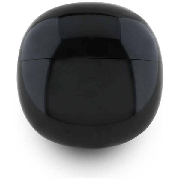 Słuchawki TWS Guess Glossy Effect Egg    Shape Printed Classic Logo czarny
