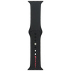 Pasek Audi Sport Red Logo Silicone Watch Strap do Apple Watch 40/41/42mm czarny