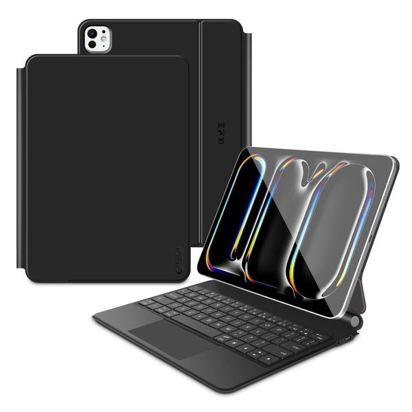 TECH-PROTECT SMARTCASE MAGNETIC + KEYBOARD IPAD PRO 11” 5 / 6 2024-2025 BLACK