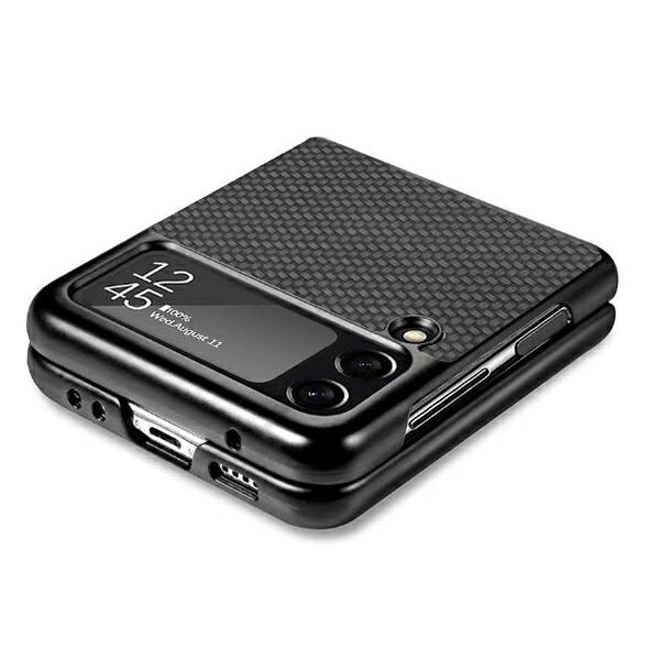 Beline Etui Carbon Case Samsung Z Flip 4 czarny/black