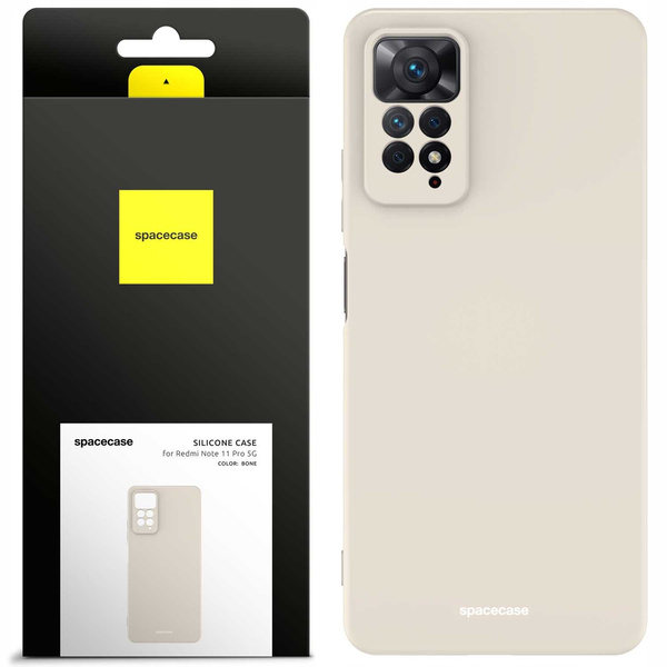 Spacecase Etui Silicone Case Redmi Note 11 Pro 5G bone