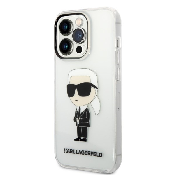 Etui Karl Lagerfeld Ikonik Karl na iPhone 14 Pro Max - przezroczyste