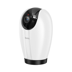 Kamera wewnętrzna Hoco 3MP Full HD Wi-Fi D6 biała