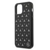 Etui Mercedes Silver Stars Pattern na iPhone 12 / iPhone 12 Pro - czarne