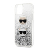 KARL LAGERFELD KLHCN61KCGLSL IPHONE 11 / XR 6.1 "HARDCASE SILVER / SILVER GLITTER KARL & CHOUPETTE