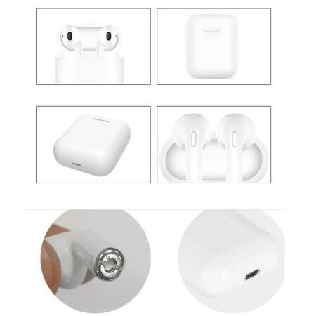 ZESTAW SŁUCHAWKOWY BLUETOOTH I9S TWS BIAŁY POWERBANK