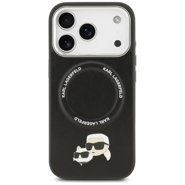 Etui Karl Lagerfeld Karl & Choupette     Pins MagSafe do iPhone 17 Pro czarny