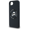 Etui Karl Lagerfeld Liquid Silicone Karl & Choupette Heads z MagSafe na iPhone 16e - czarne