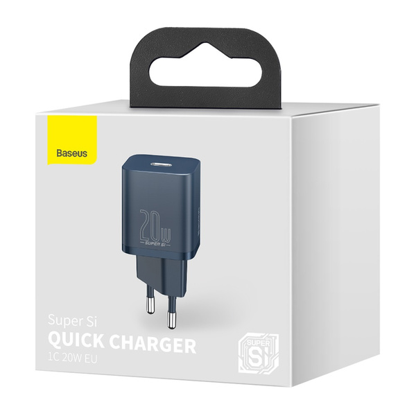 Baseus Super Si 1C fast charger USB Type C 20 W Power Delivery blue (CCSUP-B03)