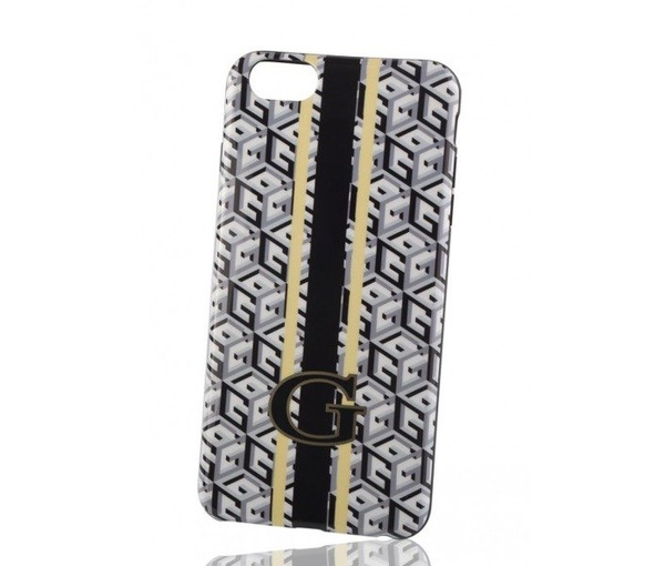 GUESS TPU CASE G-CUBE GUHCP6GCUBK IPHONE 6 / 6S CZARNY