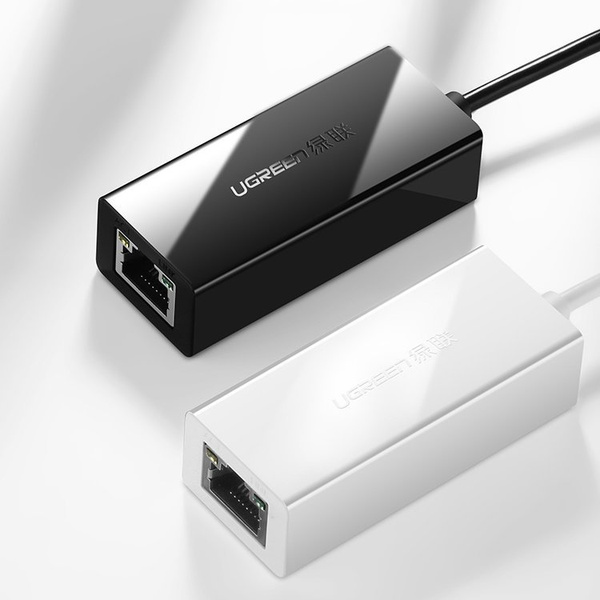 UGREEN EXTERNAL NETWORK ADAPTER RJ45 - USB 2.0 100 MBPS ETHERNET BLACK (CR110 20254)