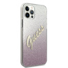 Guess GUHCP12LPCUGLSPI iPhone 12 Pro Max6,7" różowy/pink hardcase Glitter Gradient Script