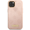 Guess GUHMP14SSAPSTP iPhone 14 / 15 / 13 6.1" różowy/pink hardcase Peony Logo Plate MagSafe