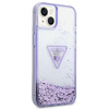 Guess GUHCP14SLFCTPU iPhone 14 / 15 / 136.1" fioletowy/purple hardcase Liquid Glitter Palm Collection