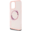 Guess GUHMP16XHFWFCP iPhone 16 Pro Max6.9" różowy/pink hardcase IML Flowers Wreath MagSafe