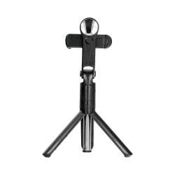 Selfie stick with wireless remote control, tripod with mirror, SSTR-11 black