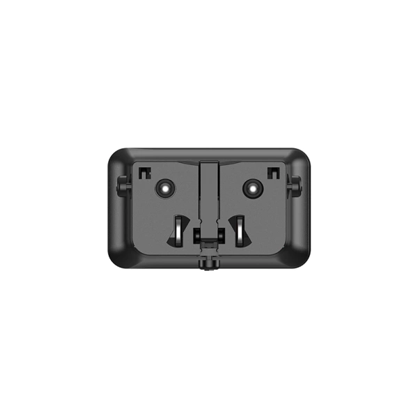 JELLICO uniwersalny adapter podróżny S6 PD 25W 1xUSB-C + 1xUSB QC3.0 Czarny