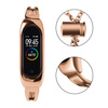 REPLACMENT METAL BAND BRACELET STRAP FOR XIAOMI MI BAND 6 / 5 / 4 / 3 ROSE GOLD