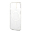 Zestaw Guess GUBPP14MHMEACSH Case+ Charger iPhone 14 Plus / 15 Plus 6.7" biały/white hard case Marble MagSafe