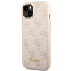 Guess GUHCP14MHG4SHP iPhone 14 Plus/ 15 Plus 6.7" różowy/pink hard case 4G Vintage Gold Logo
