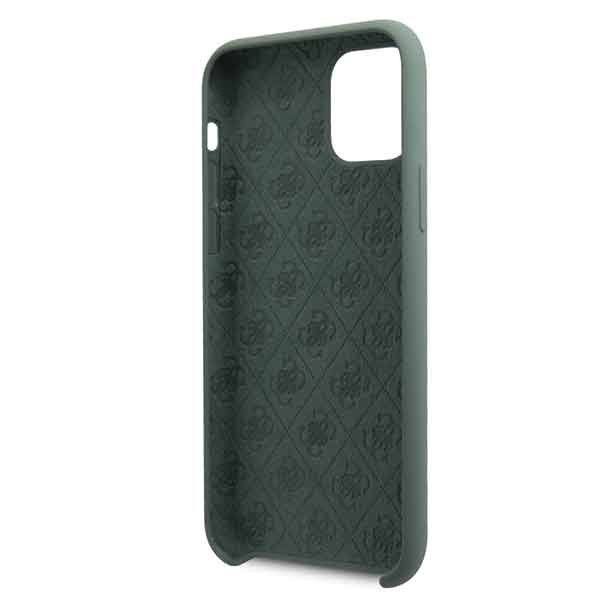 Guess GUHCN58LS4GKA iPhone 11 Prokhaki hard case Silicone 4G Tone On Tone