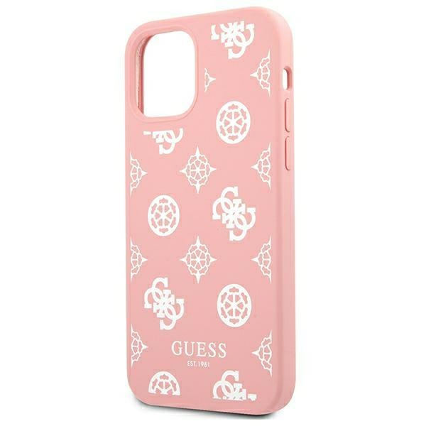 Guess GUHCP12LLSPEWPI iPhone 12 Pro Max6,7" różowy/pink hard case Peony Collection