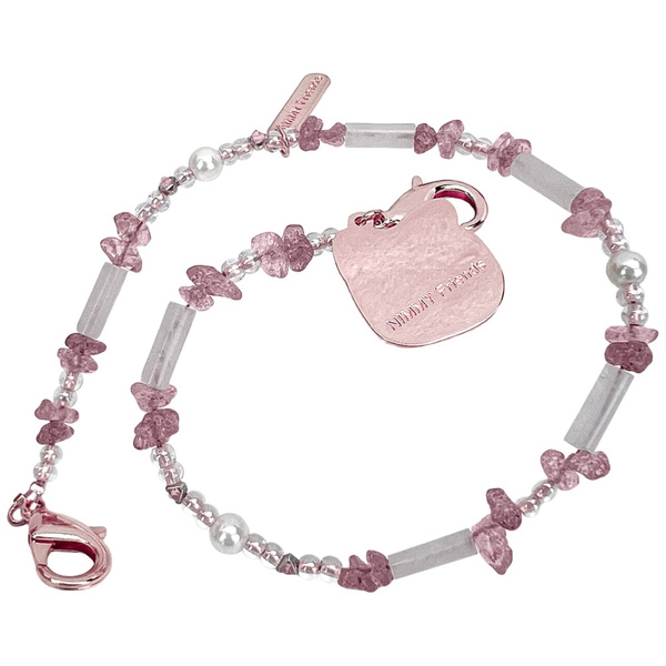 Zawieszka na torebkę handstrap Nimmy     Magnetic fashion różowy