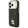 Etui Karl Lagerfeld Big Strap Karl Metal Logo MagSafe do iPhone 17 Pro czarny
