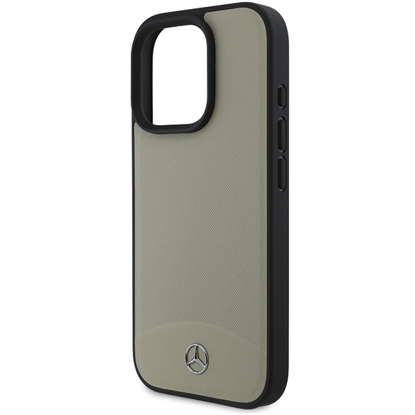 Mercedes MEHMP16X23RBARE iPhone 16 Pro Max 6.9" beżowy/beige hardcase MB Textured and Plain Leather MagSafe