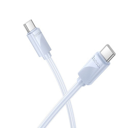 Kabel USB C do USB C Hoco 3A 60W 1 m X114 niebieski