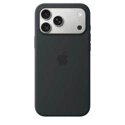 iPhone 17 Pro Max Silicone Case with MagSafe – Black MGFR4ZM/A open package