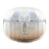 Guess słuchawki Bluetooth GUTWSHDGKEEDTWS + stacja dokująca złoty/gold Glitter Gradient