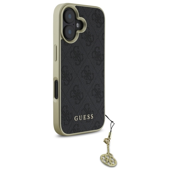 Guess GUHCP16SGF4GGR iPhone 16 6.1"      czarny/black hardcase 4G Charms Collection
