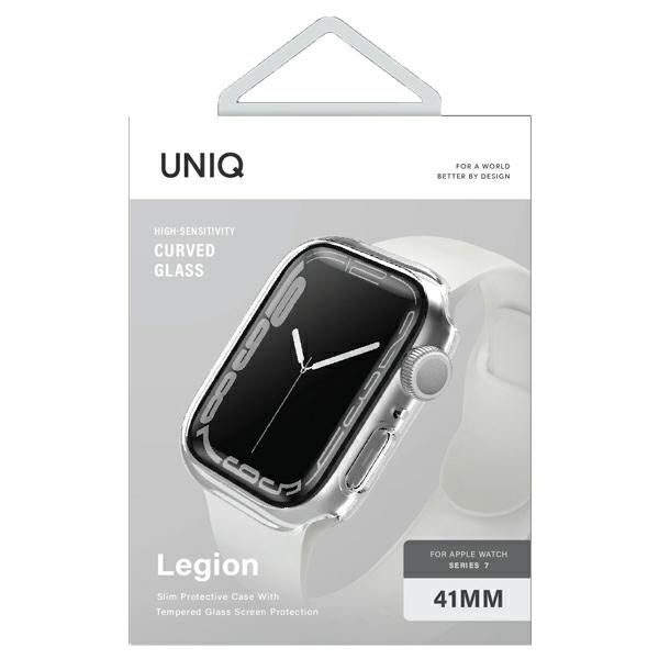 UNIQ etui Legion Apple Watch Series 7/8/ 9 41mm przezroczysty/clear