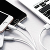 KABEL HOCO 3W1 LIGHTNING / USB TYP-C / MICRO USB BIAŁY 