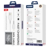 JELLICO kabel KDS-32 Lightning USB 3.1A 2M Biały