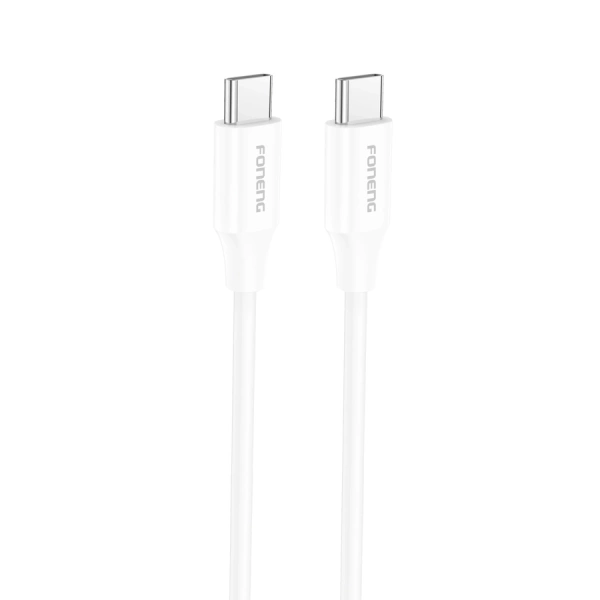 FONENG cable X63 USB-C - USB-C PD 60W 1M White