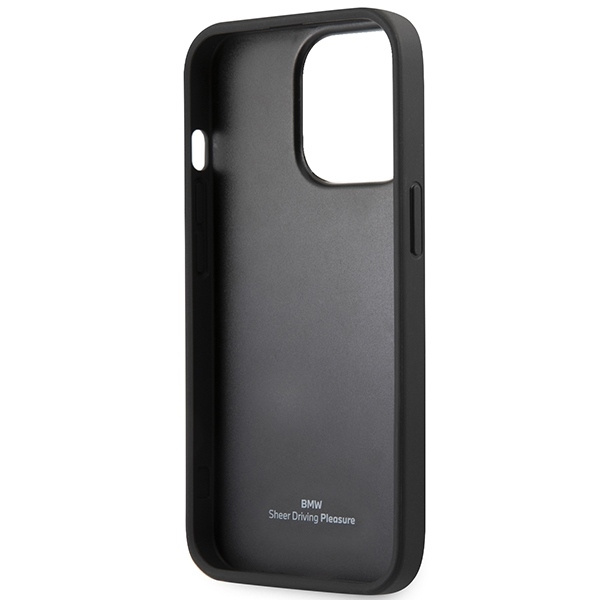 Etui BMW Leather Emboss na iPhone 13 Pro / iPhone 13 - czarne