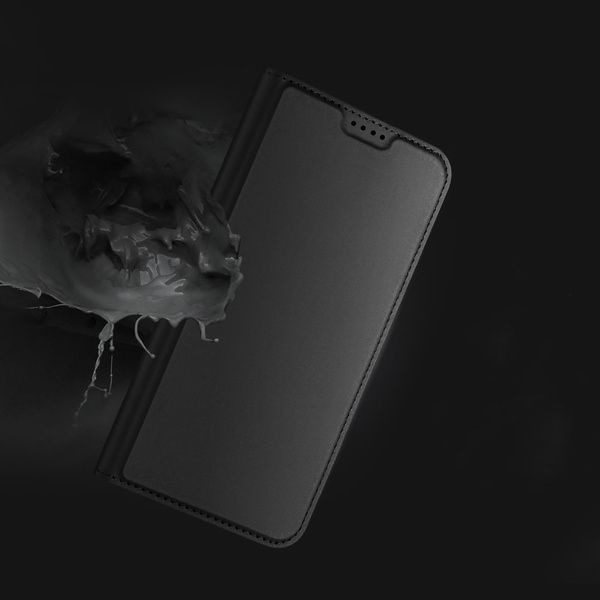 Dux Ducis Skin Pro Case For Realme GT Neo 5 / Realme GT3 Flip Cover Card Wallet Stand Black