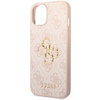 Guess GUHCP15S4GMGPI iPhone 15 / 14 / 13 6.1" różowy/pink hardcase 4G Big Metal Logo